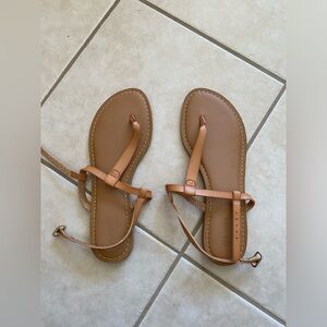 Tan Old Navy Strappy Sandals